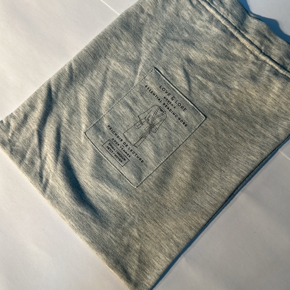 Love & Lore Reading Robe S/M new grey - Picture 5 of 6